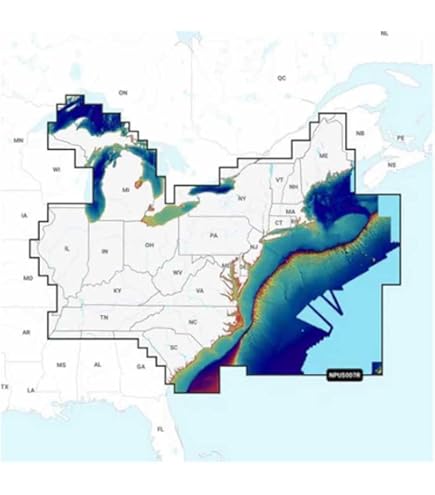 Amazon.com: Garmin 010-C1291-00 Navionics Vision+ U.S. East